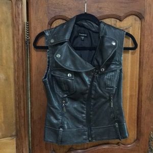 Leather vest